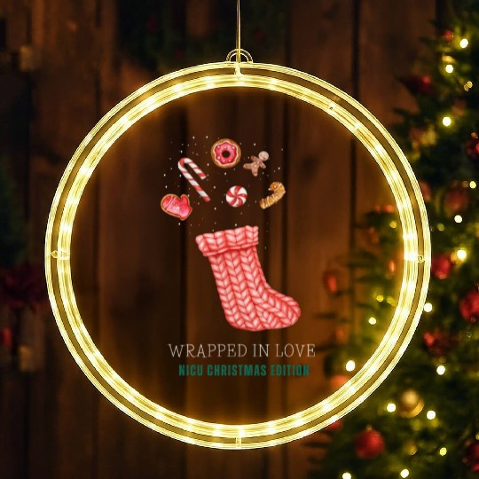 NICU Christmas design | Wrapped in Love LED Christmas Window Lights