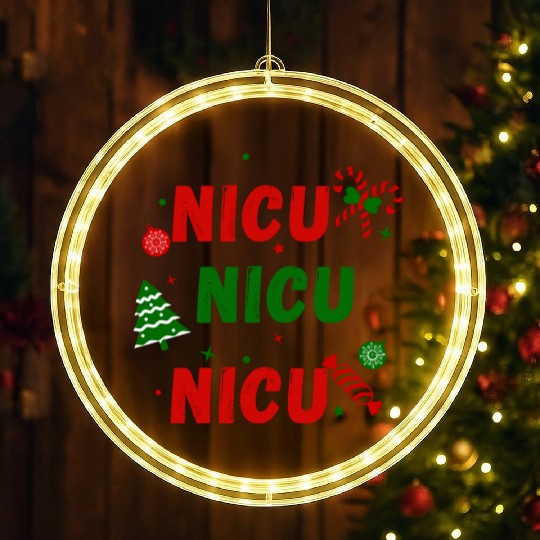 NICU Festive Christmas design LED Christmas Window Lights