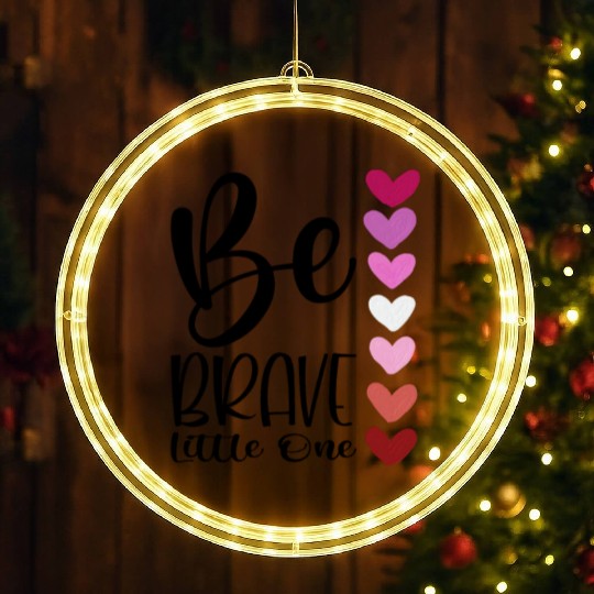 Baby and Infant Be Brave LED Christmas Window Lights