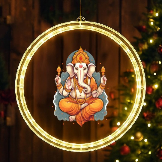 Happy Diwali Diwali Festival Indian Hindu Hinduism LED Christmas Window Lights