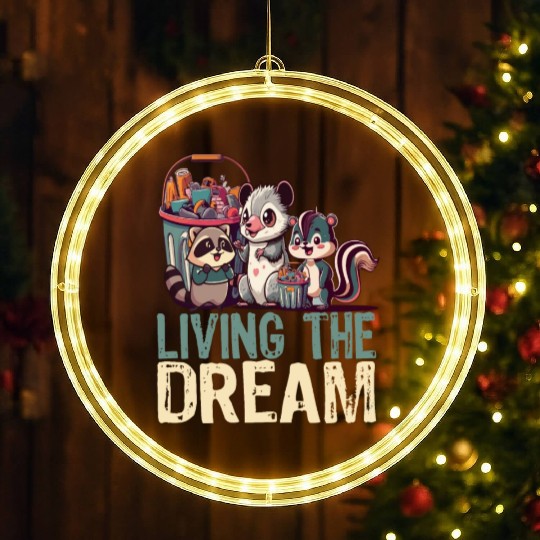 Living The Dream - Cute Anime Kawaii Japanese Love LED Christmas Window Lights