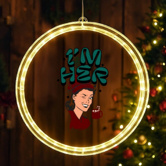 Im Her! Christmas/ Mrs. Claus design LED Christmas Window Lights