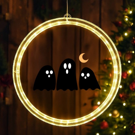 halloween 3 black LED Christmas Window Lights
