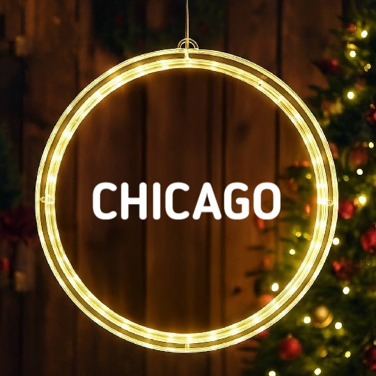 chicago LED Christmas Window Lights