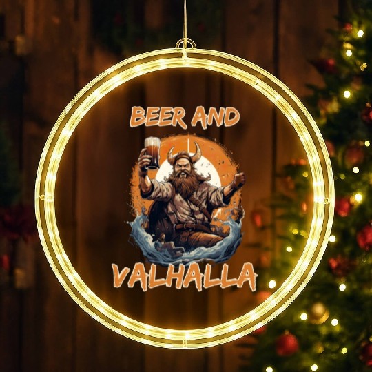 Viking World Tour Vikings Valhalla Odin for a Men LED Christmas Window Lights