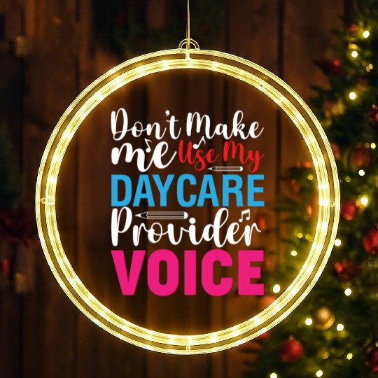 Daycare Provider Childcare Pre-k Teacher Appreciat LED Christmas Window Lights