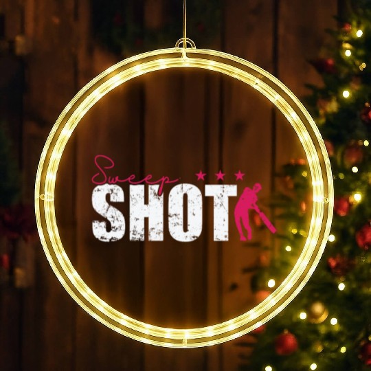 Sweep Shot Cricket LED Christmas Window Lights
