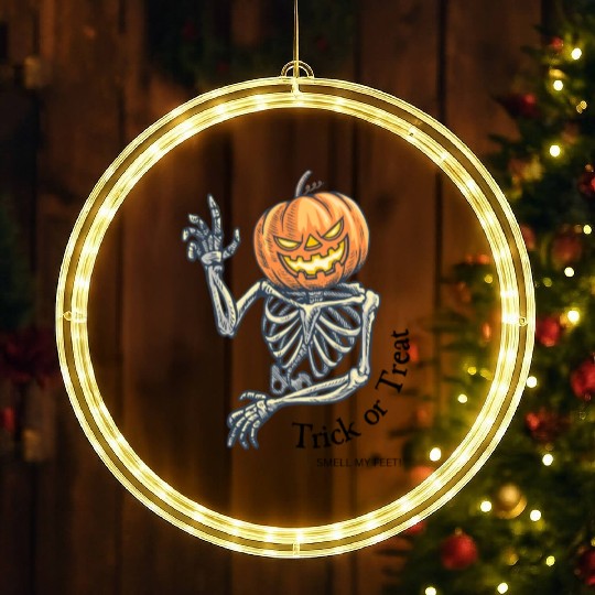 Trick or Treat? Smell My Feet! LED Christmas Window Lights