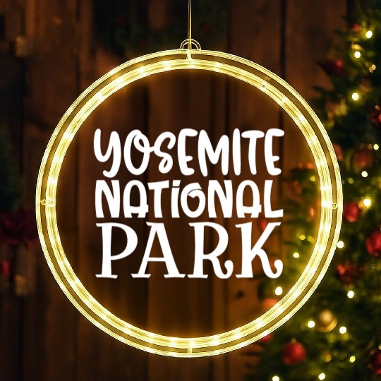 Yosemite National Park LED Christmas Window Lights