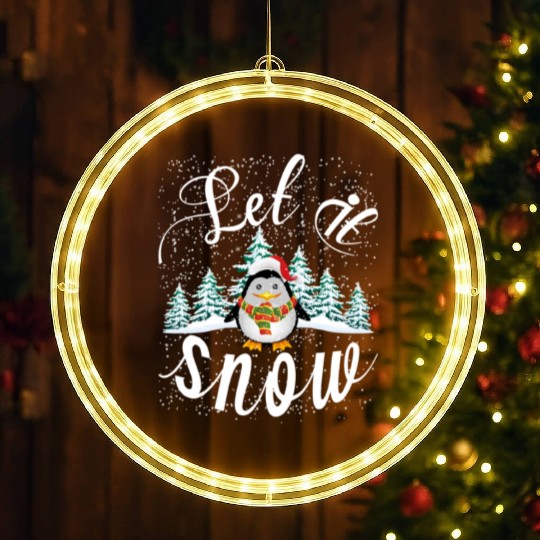Winter - Let it snow LED Christmas Window Lights