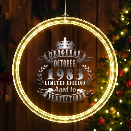 october 1983 Anniversary october 1983 october LED Christmas Window Lights