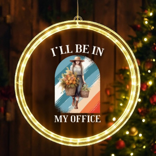 Gardening Garden-plants Flowers-Gardener Gardener LED Christmas Window Lights