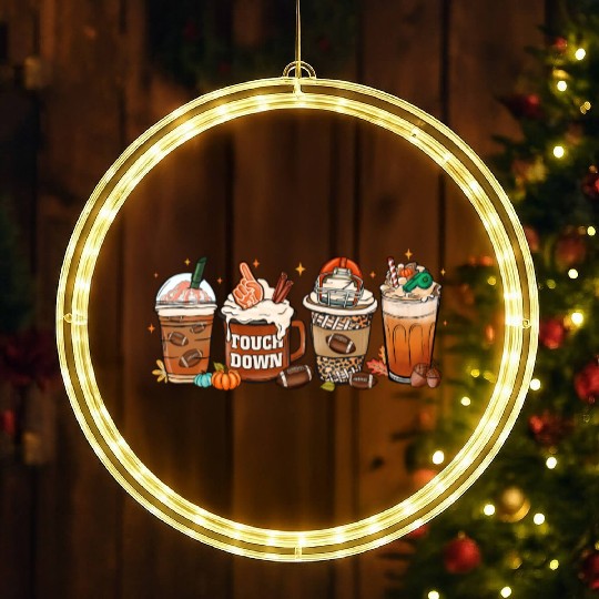 Touch Down LED Christmas Window Lights
