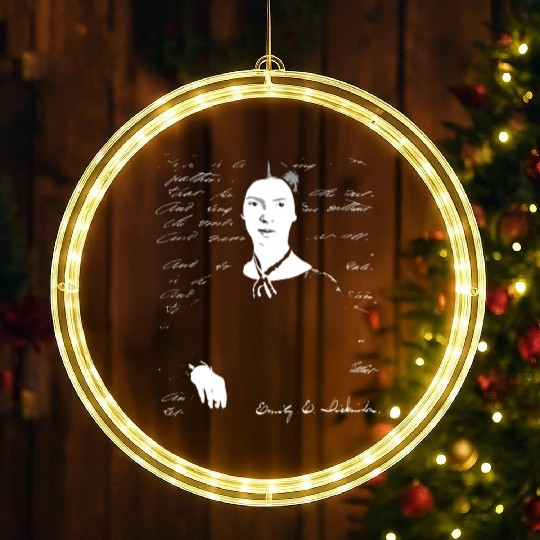 Emily Dickinson LED Christmas Window Lights