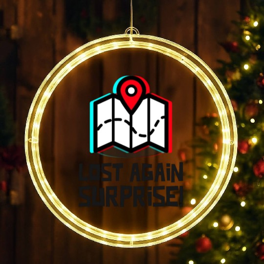 Lost again surprise LED Christmas Window Lights
