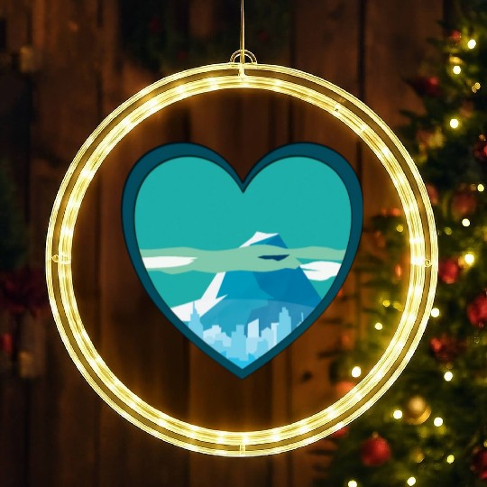 Blue mountain LED Christmas Window Lights
