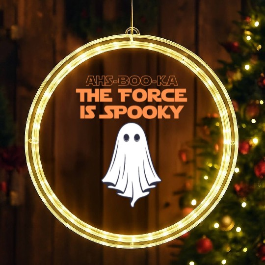 Ahs-Booka: Force is Spooky Halloween Gift LED Christmas Window Lights