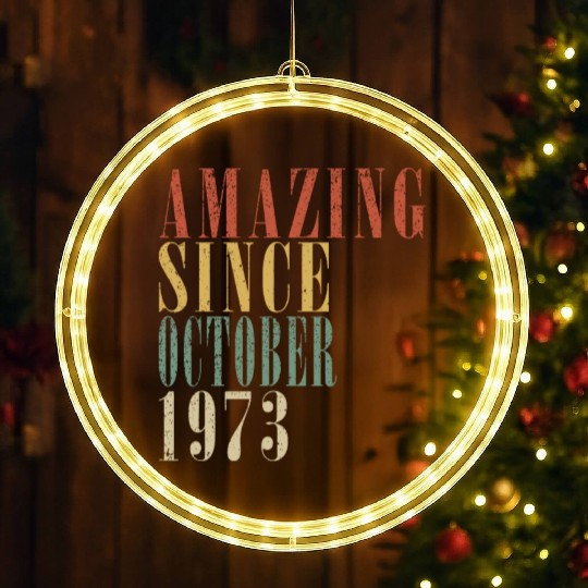 october 1973 Anniversary october 1973 october LED Christmas Window Lights