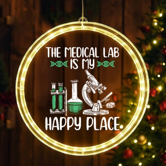 Medical lab technicians | Lab chemistry gifts LED Christmas Window Lights