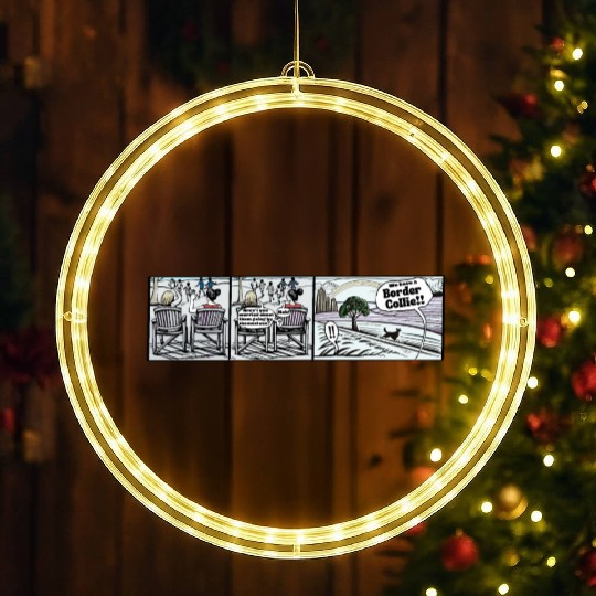 LoveDog Lane Comics LED Christmas Window Lights