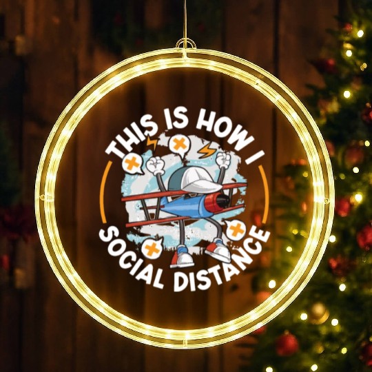 Pilot Aviation Airplane Airline Future Pilots LED Christmas Window Lights