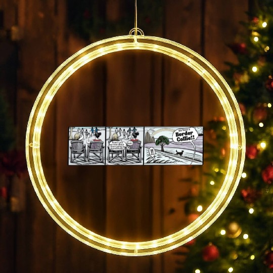 LoveDog Lane Comics LED Christmas Window Lights