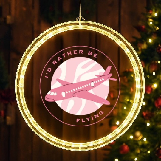 I'd rather be flying LED Christmas Window Lights