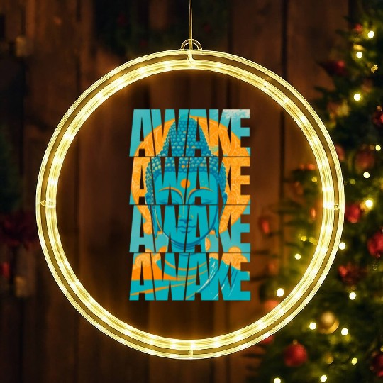 Awake buddha LED Christmas Window Lights