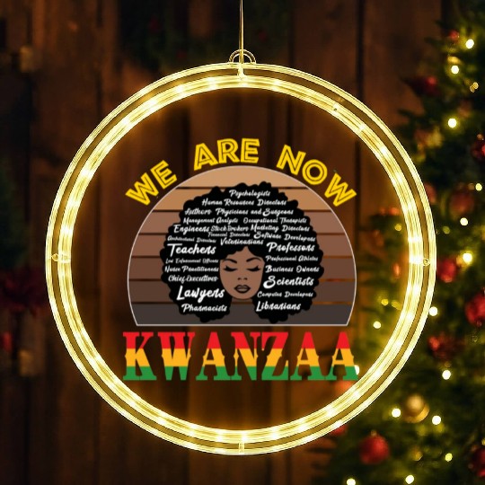 Celebrating All Passions with Kwanzaa Pride LED Christmas Window Lights