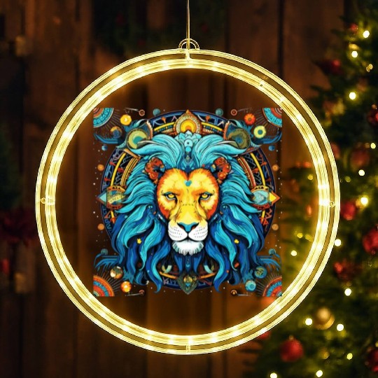 Embrace Your Leo Identity: Leo Pride LED Christmas Window Lights