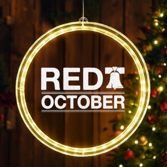 Philadelphia Red October Phillies LED Christmas Window Lights