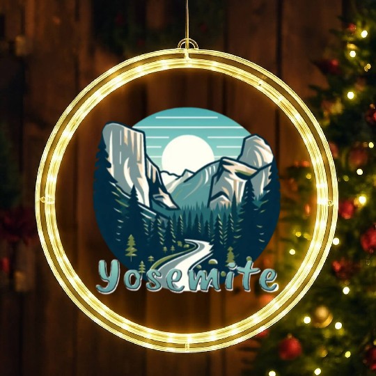 Yosemite National Park: The Beauty of Nature LED Christmas Window Lights