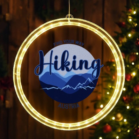Find your way Hiking Austria LED Christmas Window Lights