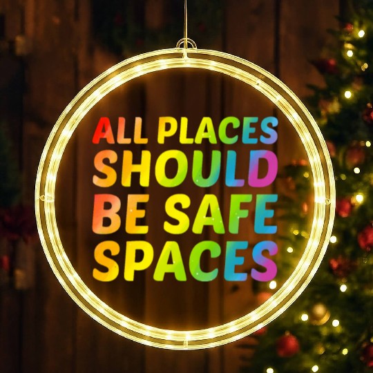 Proud Gay Sexual Diversity Gay Pride Parade LGBTQ LED Christmas Window Lights