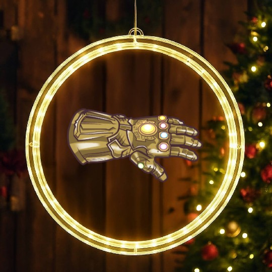 Thanos Infinity Gauntlet LED Christmas Window Lights