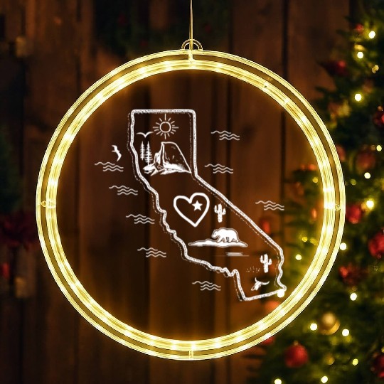 Yosemite National Park LED Christmas Window Lights