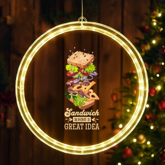Sandwich Always A Great Idea LED Christmas Window Lights