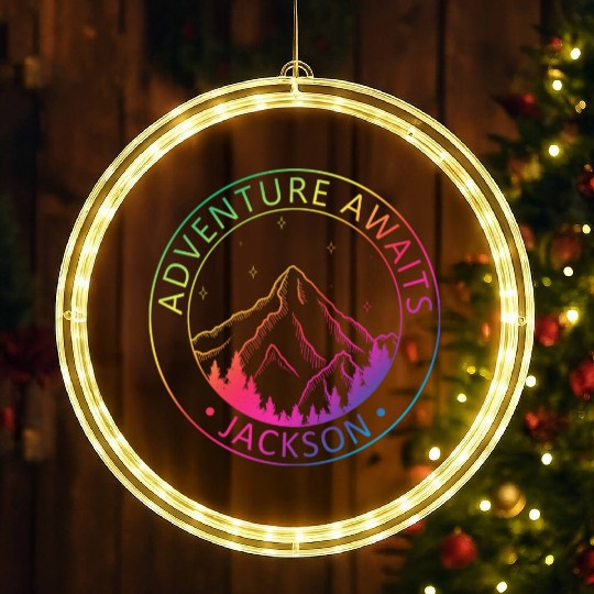 Jackson Jackson Hole Valley Wyoming Usa Adventure LED Christmas Window Lights