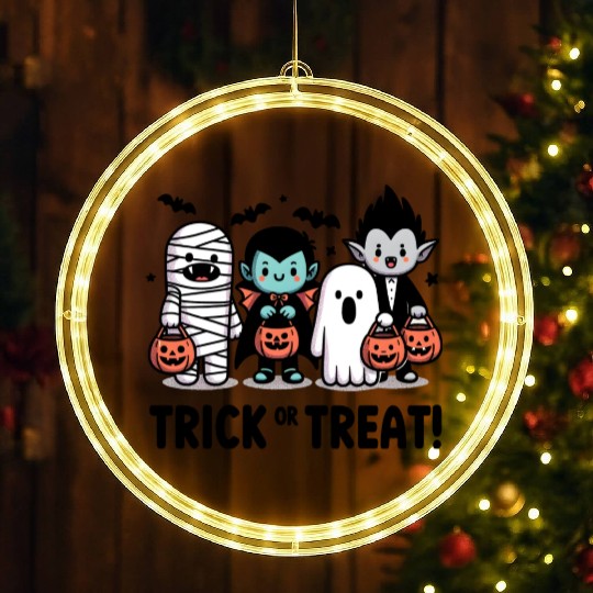 Trick Or Treat | Happy Halloween Day LED Christmas Window Lights