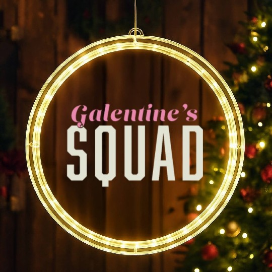 Be My Galentine. Galentine's Day LED Christmas Window Lights