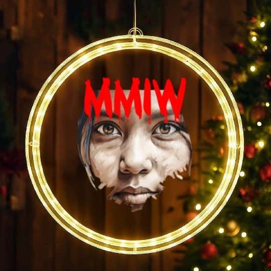 Missing Murdered Indigenous Women MMIW LED Christmas Window Lights