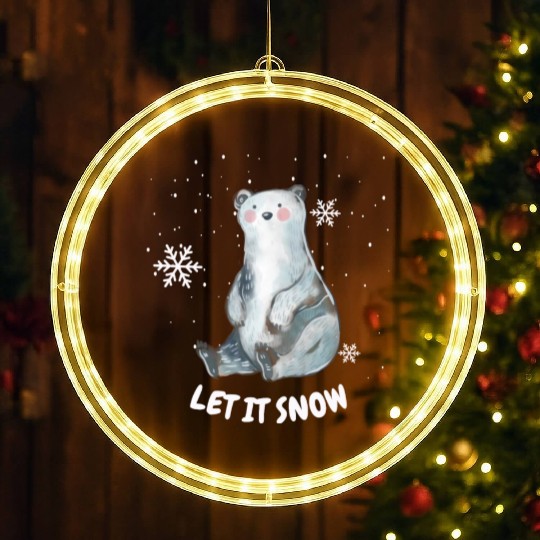 "Winter Collection: Let It Snow with Style" LED Christmas Window Lights