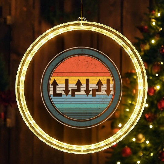 Automotive LED Christmas Window Lights, Six Speed For The Love Of