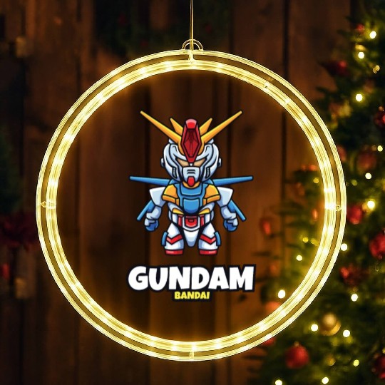 Gundam Bandai world fantastic LED Christmas Window Lights