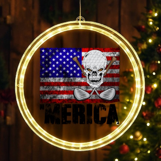 Merica Golf LED Christmas Window Lights