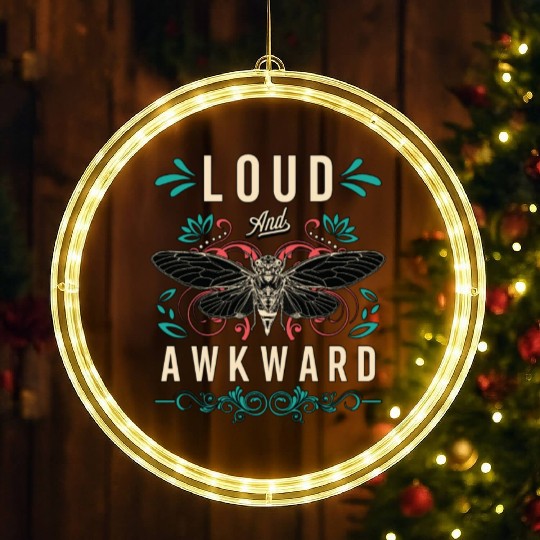 Cicadas Loud And Awkward Loves Periodical Cicada LED Christmas Window Lights