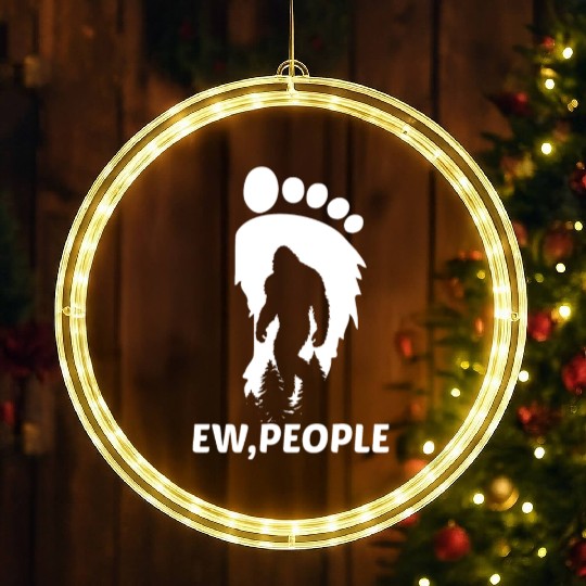 Ew People Big Foot LED Christmas Window Lights