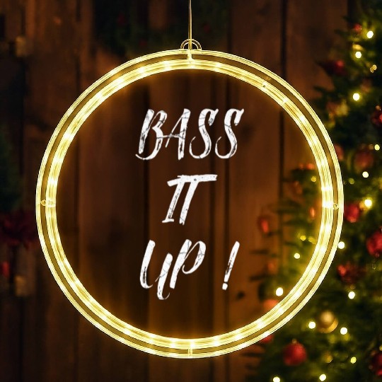 Bass It Up Music Design LED Christmas Window Lights