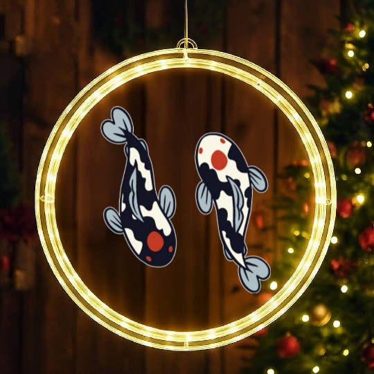 Koi Fish LED Christmas Window Lights