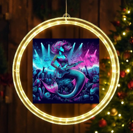rock and roll under the sea LED Christmas Window Lights